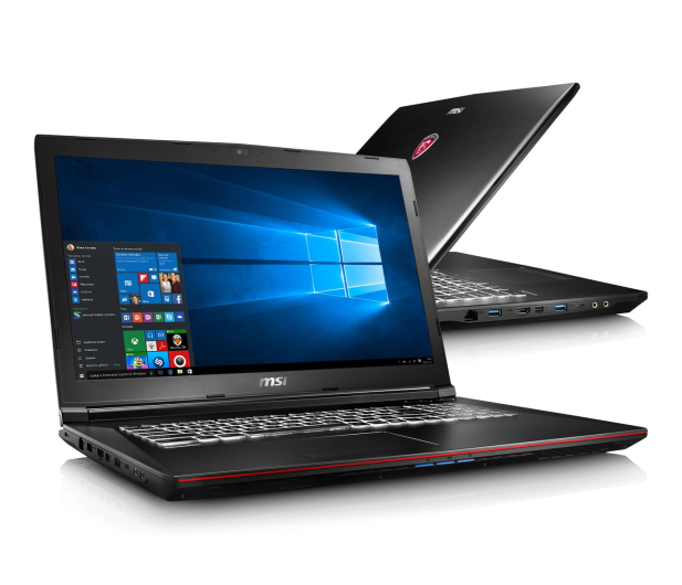 MSI GP72 i7-7700HQ/16GB/1TB+480SSD/Win10X GTX1050Ti - 349489 - zdjęcie